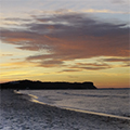 Abend an der Ostsee